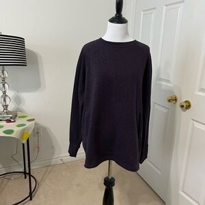 Kirkland Signature Women's Dark Purple Sweatshirt with pockets